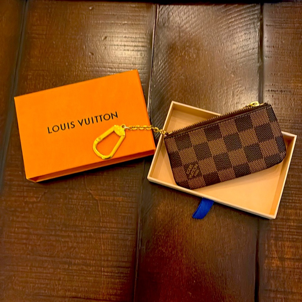 Louis Vuitton Key Zip Case Damier Ebene